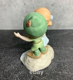 Disney Precious Moments I'm Never Lost When I'm With You Peter Pan & Wendy