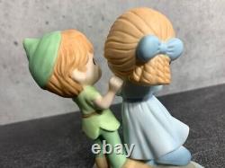Disney Precious Moments I'm Never Lost When I'm With You Peter Pan & Wendy