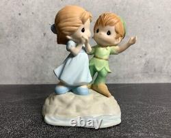 Disney Precious Moments I'm Never Lost When I'm With You Peter Pan & Wendy