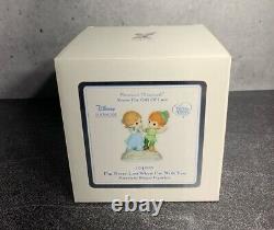 Disney Precious Moments I'm Never Lost When I'm With You Peter Pan & Wendy