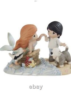 Disney Precious Moments Little Mermaid OurLove Goes The Distance NIB MINT