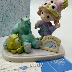 Disney Precious Moments MONSTERS INC LAUGHTER GIVES FRIENDS THE POWER TO SHARE