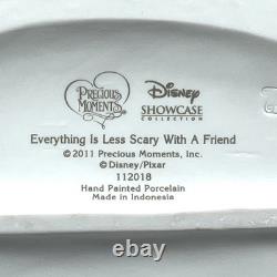 Disney Precious Moments Monsters Inc Everything Less Scary With A Friend Sulley