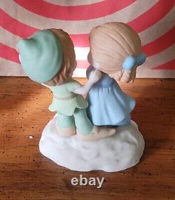 Disney Precious Moments Peter Pan & Wendy (#104010) I'm Never Lost With You