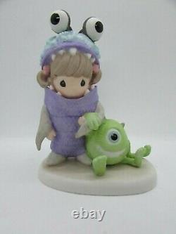 Disney Showcase Precious Moments Monsters Inc. Boo & Mike Figurine, Large #10105