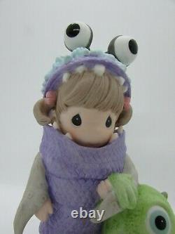 Disney Showcase Precious Moments Monsters Inc. Boo & Mike Figurine, Large #10105