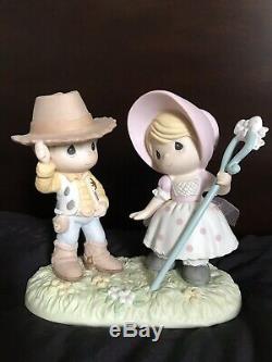Disney Toy Story Precious Moments Little Bo Peep & Woody Howdy Ma'am Figurine
