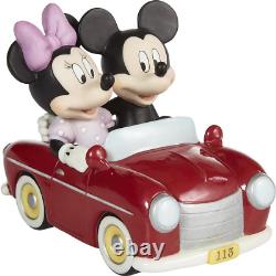 Disney You Sped Away With My Heart Mickey Mouse and Minnie Mouse Figurine