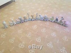 ENESCO PRECIOUS MOMENTS BIRTHDAY TRAIN BABY TO 14 YEARS with boxes