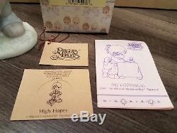 EXCLUSIVE 1990 Precious Moments High Hopes 521957 Gift from Sam to Rex