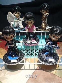 Elvis Presley Precious Moments Figurine Lot Of 5