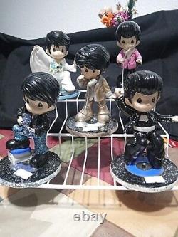 Elvis Presley Precious Moments Figurine Lot Of 5