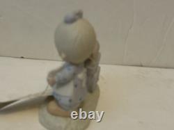 Enesco God Loveth A Cheerful Giver 1977 Precious Moments Free Puppies Mint