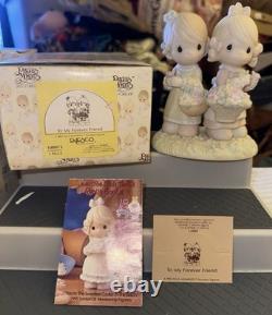Enesco Precious Moments 1970's/1990's Figurine LOT of 6 With Boxes & Paperwork