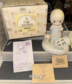 Enesco Precious Moments 1970's/1990's Figurine LOT of 6 With Boxes & Paperwork
