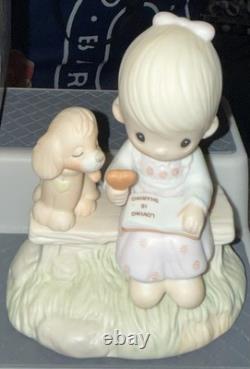 Enesco Precious Moments 1970's/1990's Figurine LOT of 6 With Boxes & Paperwork