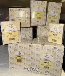 Enesco Precious Moments 1980's/1990's Figurine LOT of 9 With Boxes & Paperwork