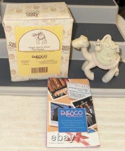 Enesco Precious Moments 1980's/1990's Figurine LOT of 9 With Boxes & Paperwork