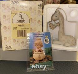 Enesco Precious Moments 1980's/1990's Figurine LOT of 9 With Boxes & Paperwork
