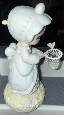 Enesco Precious Moments 1980's/1990's Figurine LOT of 9 With Boxes & Paperwork
