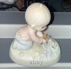 Enesco Precious Moments 1980's/1990's Figurine LOT of 9 With Boxes & Paperwork