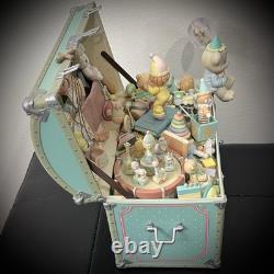 Enesco Precious Moments My Favorite Things Musical Moving Toy Chest withBOX