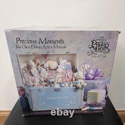 Enesco Precious Moments My Favorite Things Musical Moving Toy Chest withBOX