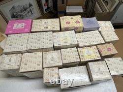 Enesco Precious Moments Porcelain Figurines, 20 With Boxes. Very Collectible