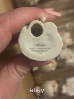 Enesco Precious Moments Porcelain Religious Figurines Mixed Lot 1982 1988