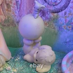 Enesco Precious Moments Sammy's Circus Lighted Figurine Scene Corded Multicolor
