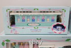 Enesco Precious Moments Sugar Town Holiday Express Train Set + Cars CIB VINTAGE