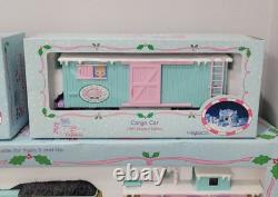 Enesco Precious Moments Sugar Town Holiday Express Train Set + Cars CIB VINTAGE
