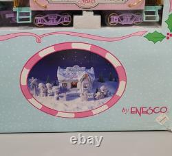 Enesco Precious Moments Sugar Town Holiday Express Train Set + Cars CIB VINTAGE