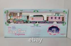 Enesco Precious Moments Sugar Town Holiday Express Train Set + Cars CIB VINTAGE