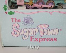 Enesco Precious Moments Sugar Town Holiday Express Train Set + Cars CIB VINTAGE