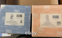 Event exclusive Precious Moments Home On The Range Club 2002 set of 2 1 signed