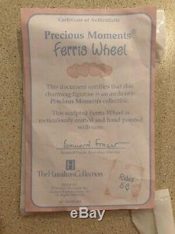 Exclusive Precious Moments Musical Ferris Wheel with Certificate of Authenticity
