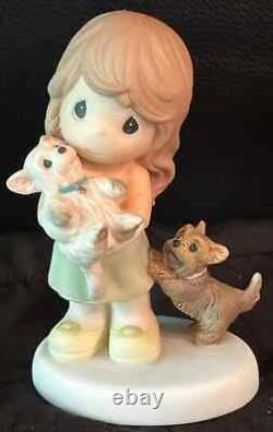 Extremely Rare Precious Moments 2009 HAPPY TAILS TWO YOU 940027 Yorkie