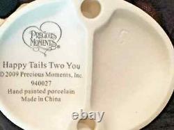 Extremely Rare Precious Moments 2009 HAPPY TAILS TWO YOU 940027 Yorkie