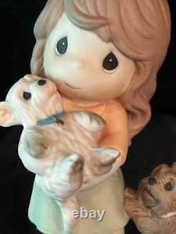 Extremely Rare Precious Moments 2009 HAPPY TAILS TWO YOU 940027 Yorkie