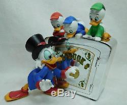 Figurine Disney Precious Moments 173702 Duck Tales Money Bank Scrooge McDuck