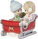 Figurine Moments Christening Precious Skating Car A Cozy Ride By Your Side White