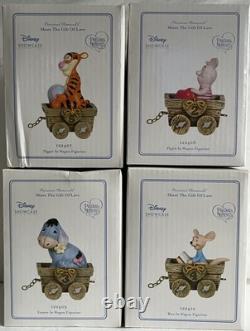 Four Precious Moments Disney Showcase Winnie the Pooh Figurines Brand New