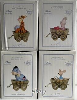 Four Precious Moments Disney Showcase Winnie the Pooh Figurines Brand New