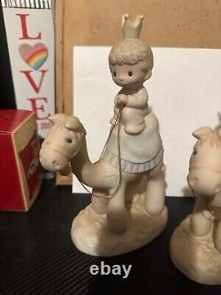 Full Set! 980 Precious Moments They Followed The Star Set of Three Wisemen