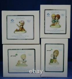 Girl Scout Precious Moments Figures Set of Four (4) 102009 102010 104029 104032