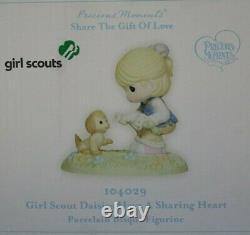 Girl Scout Precious Moments Figures Set of Four (4) 102009 102010 104029 104032