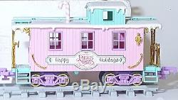 Girls Precious Moments Christmas Holiday Train Set Sugar Town Express with Video