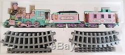 Girls Precious Moments Christmas Holiday Train Set Sugar Town Express with Video