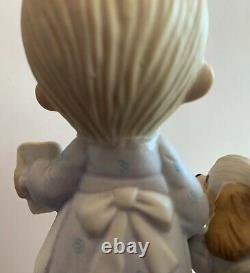 God Loveth A Cheerful Giver-precious Moments Figurine- Repaired/ No Mark